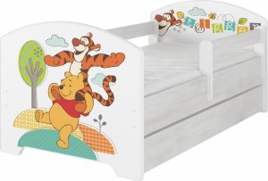 BabyBoo Dětská postel Disney s šuplíkem - Medvídek PÚ