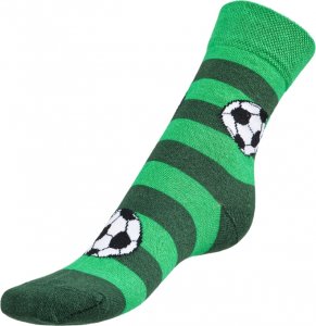 Ponožky dětské Fotbal - 30-34 - zelená