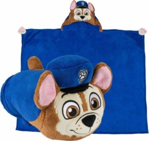 Carbotex Dětská deka s kapucí Paw Patrol Chase - modrá