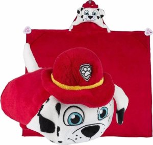 Carbotex Dětská deka s kapucí Paw Patrol Marshall - červená