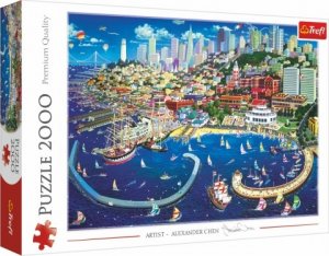 Puzzle Záliv v San Francisku 2000 dílků 96,1x68,2cm