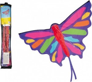 Drak létající nylon motýl 130x74cm