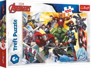 Puzzle Síla Avengers/Disney Marvel The Avengers 100 dílků 41x27,5cm