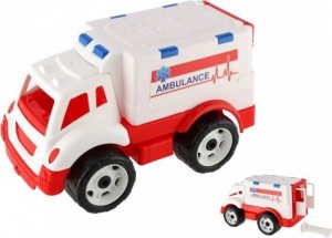 Auto ambulance plast na volný chod