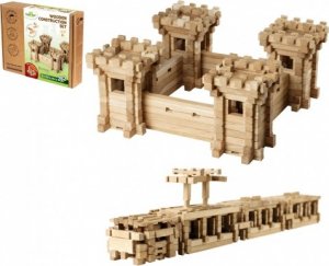 Stavebnice dřevěný hrad 282 dílků