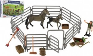 Sada domácí farma koně plast s doplňky