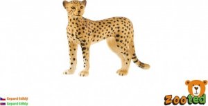 Gepard štíhlý zooted plast 8cm