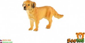 Retrívr zlatý - pes domácí zooted plast 10cm