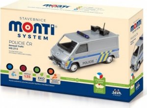 Stavebnice Monti System MS 27,5 Policie ČR Renault Trafic 1:35