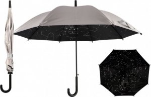 Deštník hvězdná obloha vystřelovací 70cm kov/plast stříbrný