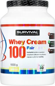 Whey Cream 100 Fair Power - 1000 g, vanilka