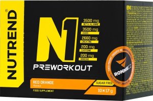 N1 Pre-Workout - 10x 17 g, černý rybíz
