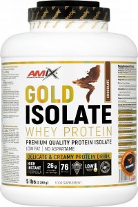 Gold Isolate Whey Protein - 2280 g, čokoláda