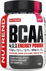 BCAA 4:1:1 Energy Powder, 500 g, pomeranč