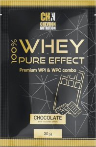 100 % Whey Pure Effect - 30 g, jahoda-jogurt s kousky jahod