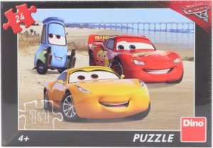 Puzzle cars 3:Na pláži 24 dílků