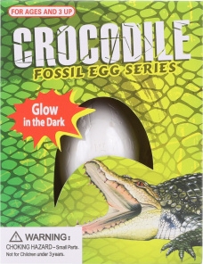 Tesání vejce krokodýl svítící