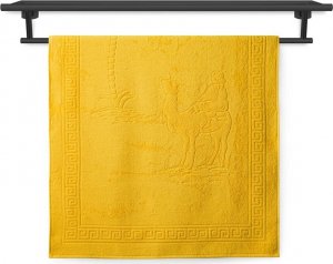 Plážová osuška GRANADA žlutá 104x180 cm - bavlna
