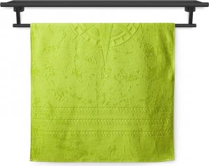 Plážová osuška GRANADA sytá zelená 104x180 cm - bavlna