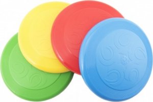 Létající talíř Frisbee plast 23cm 4 barvy 12m+