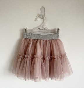 Kojenecká tylová sukně, Mamatti, Puntík - světle ružová, vel. 80/86