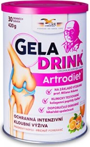 Geladrink Artrodiet nápoj 420 g, Broskev