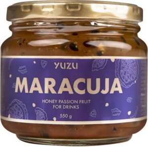 Yuzu Maracuja - Nápojový koncentrát s kousky Maracuji, s vitaminem A, B, C, 550 g