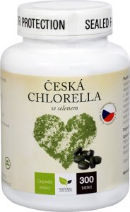Česká chlorella se selenem 300 tablet