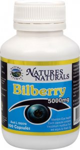Bilberry 5000 mg 100 kapslí