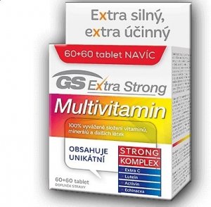 GS Extra Strong Multivitamin 60+60 tablet ZDARMA