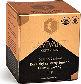 LAVIVANT gold, korejský červený 100% fermentovaný extrakt 30 g 110 mg/g