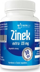 Zinek EXTRA 25 mg 30 tbl.