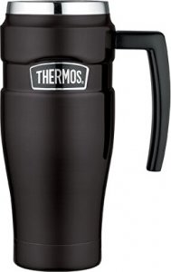 Style Vodotěsný termohrnek s madlem - matně černá 470 ml