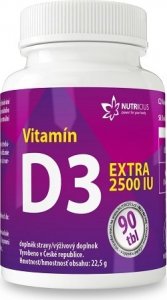 Vitamín D3 EXTRA 2500 IU 90 tablet
