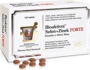Bioaktivní Selen+Zinek FORTE 150 tablet