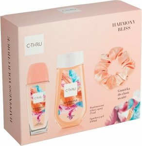 Harmony Bliss - deodorant s rozprašovačem 75 ml + sprchový gel 250 ml + gumička