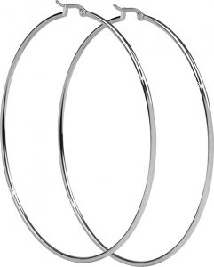 Ocelové náušnice kruhy 2 - 8 cm, 3 cm