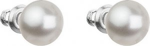 Elegantní náušnice Pearl White 71070.1 71108.1, 1 cm
