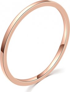 Minimalistický bronzový prsten R000199, 45 mm