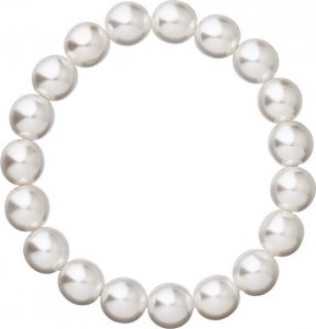Elegantní perlový náramek 56010.1 white