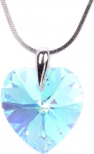 Romantický náhrdelník Srdce Aqua AB