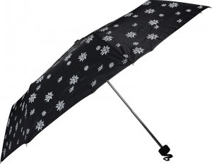 Dámský skládací deštník Special Mini Edelweiss 700065E02 Black