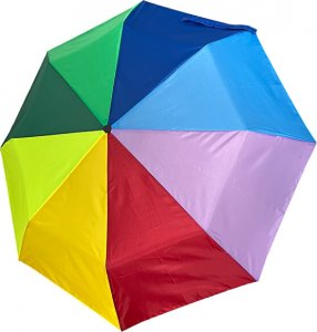 Dámský skládací deštník Hit Rainbow 70830R