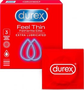 Kondomy Feel Thin Extra Lubricated, 3 ks