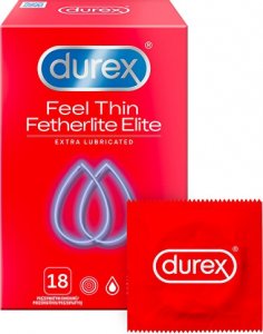 Kondomy Feel Thin Extra Lubricated, 18 ks