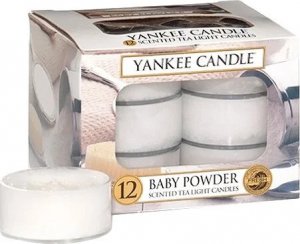 Aromatické čajové svíčky Baby Powder 12 x 9,8 g