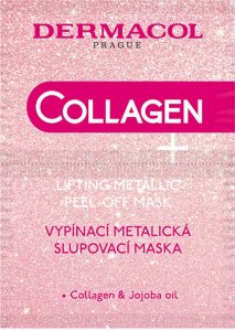Vypínací metalická slupovací maska s kolagenem Collagen Plus (Lifting Metallic Peel-Off Mask) 2 x 7,5 ml