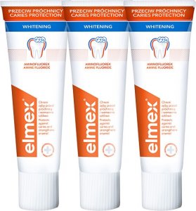 Bělicí zubní pasta Caries Protection Whitening 3 x 75 ml