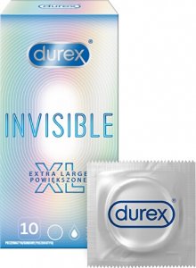 Kondomy Invisible XL, 10 ks