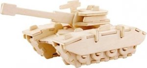 Dřevěné 3D puzzle - Tank